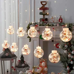 XMASS világító karácsonyi díszek